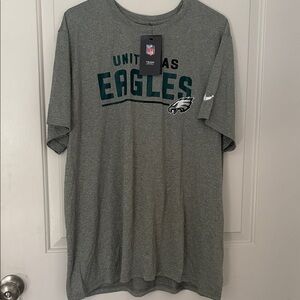 NWT- Nike Men's Gray Unite As Eagles T-Shirt, CXL